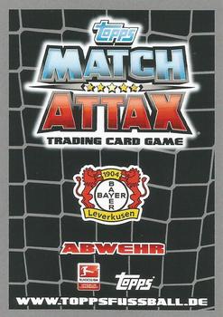 2012-13 Topps Match Attax Bundesliga #188 Daniel Schwaab Back