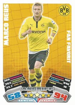 2012-13 Topps Match Attax Bundesliga Extra #453 Marco Reus Front