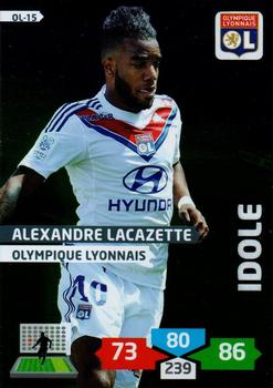 2013-14 Panini Adrenalyn XL Ligue 1 #OL-15 Alexandre Lacazette Front
