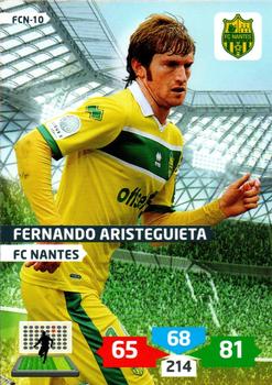 2013-14 Panini Adrenalyn XL Ligue 1 #FCN-10 Fernando Aristeguieta Front