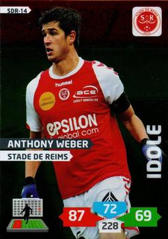 2013-14 Panini Adrenalyn XL Ligue 1 #SDR-14 Anthony Weber Front