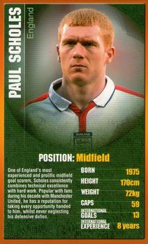 2004 Top Trumps European Football Stars #NNO Paul Scholes Front