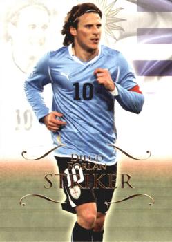 2011 Futera UNIQUE World Football #134 Diego Forlan Front