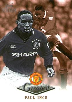 1999 Futera Platinum Manchester United Greatest #NNO Paul Ince Front
