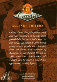 1999 Futera Platinum Manchester United Greatest #NNO Allenby Chilton Back