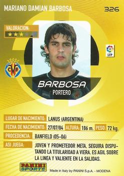 2006-07 Panini Megacracks #326 Barbosa Back