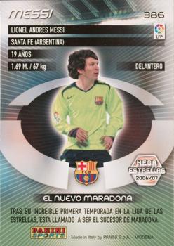 2006-07 Panini Megacracks #386 Messi Back