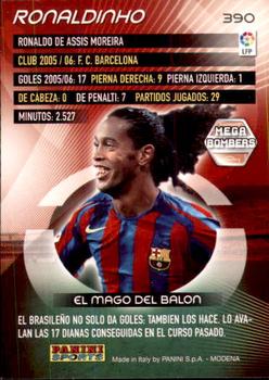 2006-07 Panini Megacracks #390 Ronaldinho Back