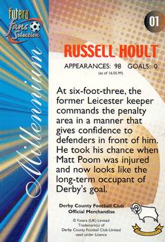2000 Futera Fans Selection Derby County #1 Russell Hoult Back
