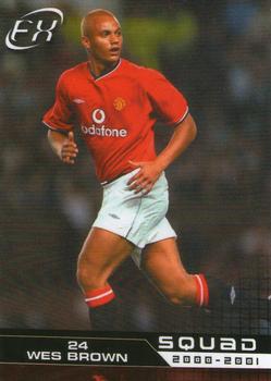 2001 Futera Manchester United FX #3 Wes Brown Front