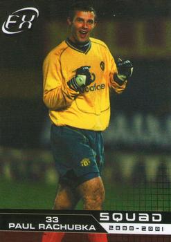2001 Futera Manchester United FX #16 Paul Rachubka Front