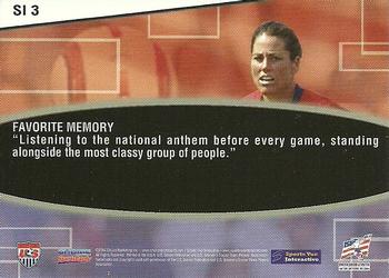 2004 Choice US Women's National Soccer Team - 91ers #SI3 Julie Foudy Back