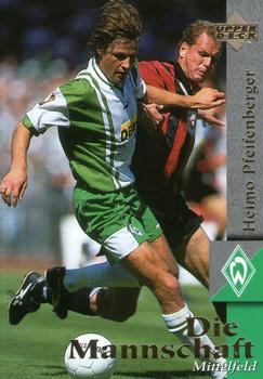 1997 Upper Deck Werder Bremen Box Set #7 Heimo Pfeifenberger Front