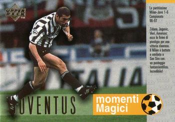1997 Upper Deck Juventus Box Set #33 Milan-Juve Front