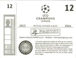 2013-14 Panini UEFA Champions League Stickers #12 Rio Ferdinand Back