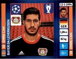 2013-14 Panini UEFA Champions League Stickers #58 Emre Can Front
