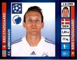 2013-14 Panini UEFA Champions League Stickers #138 Kris Stadsgaard Front