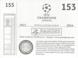 2013-14 Panini UEFA Champions League Stickers #153 Artur Back