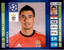 2013-14 Panini UEFA Champions League Stickers #169 Oscar Cardozo Front
