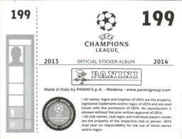 2013-14 Panini UEFA Champions League Stickers #199 Javier Saviola Back
