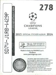 2013-14 Panini UEFA Champions League Stickers #278 FC Viktoria Plzen Back