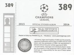 2013-14 Panini UEFA Champions League Stickers #389 Mihai Pintilii Back