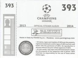 2013-14 Panini UEFA Champions League Stickers #393 Pantelis Kapetanos Back