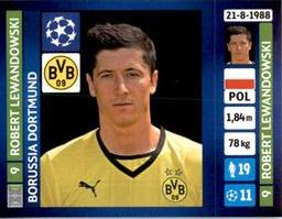 2013-14 Panini UEFA Champions League Stickers #447 Robert Lewandowski Front