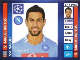 2013-14 Panini UEFA Champions League Stickers #458 Miguel Britos Front