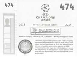 2013-14 Panini UEFA Champions League Stickers #474 Danilo Back