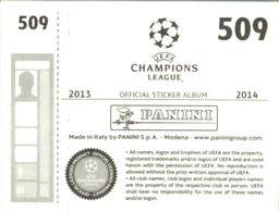 2013-14 Panini UEFA Champions League Stickers #509 Vyacheslav Malafeev Back