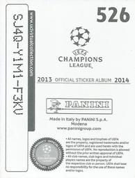 2013-14 Panini UEFA Champions League Stickers #526 FK Austria Wien Back