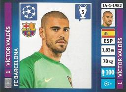 2013-14 Panini UEFA Champions League Stickers #545 Victor Valdes Front