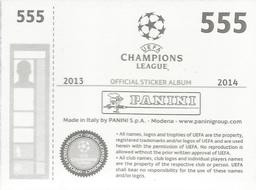2013-14 Panini UEFA Champions League Stickers #555 Neymar Back