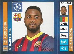 2013-14 Panini UEFA Champions League Stickers #558 Alexandre Song Front