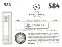 2013-14 Panini UEFA Champions League Stickers #584 Niklas Moisander Back