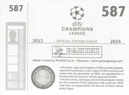 2013-14 Panini UEFA Champions League Stickers #587 Christian Poulsen Back