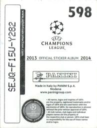 2013-14 Panini UEFA Champions League Stickers #598 Celtic Club Badge Back