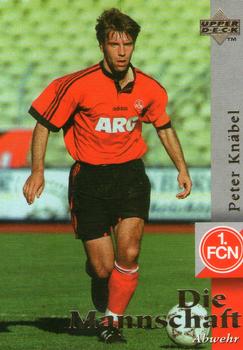 1997 Upper Deck 1 FC Nurnberg Box Set #5 Peter Knabel Front