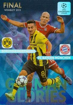 2013-14 Panini Adrenalyn XL UEFA Champions League - German Glories #NNO Final Wembley 2013 - Borussia Dortmund and FC Bayern Munchen Front
