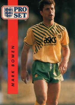 1990-91 Pro Set English League #156 Mark Bowen Front