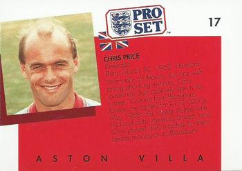 1990-91 Pro Set #17 Chris Price Back