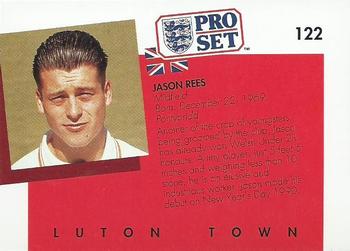 1990-91 Pro Set #122 Jason Rees Back