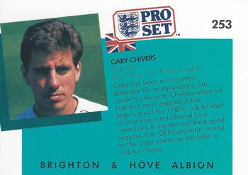 1990-91 Pro Set #253 Gary Chivers Back