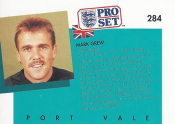 1990-91 Pro Set #284 Mark Grew Back