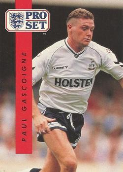 1990-91 Pro Set #232 Paul Gascoigne Front