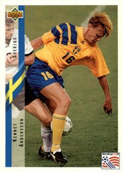 1994 Upper Deck World Cup Contenders English/Italian #79 Kennet Andersson Front