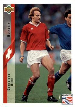 1994 Upper Deck World Cup Contenders English/Italian #103 Dominique Herr Front