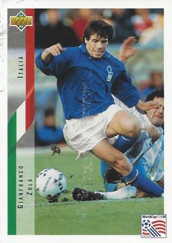 1994 Upper Deck World Cup Contenders English/Italian #128 Gianfranco Zola Front