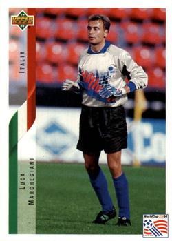 1994 Upper Deck World Cup Contenders English/Italian #134 Luca Marchegiani Front